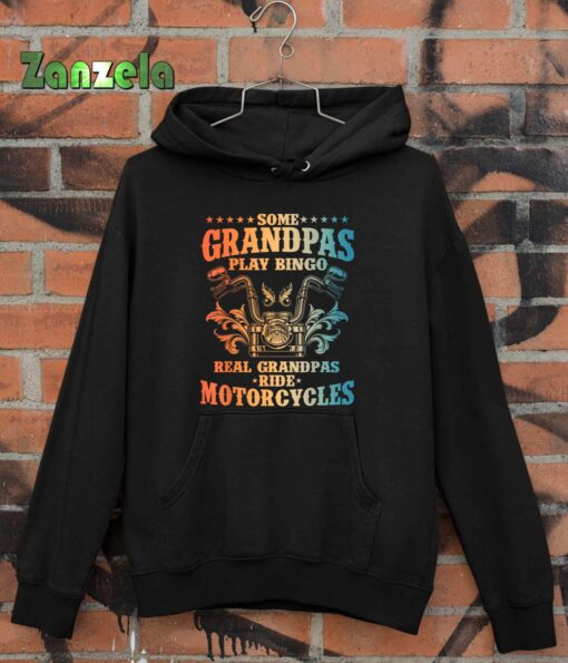 Cool Grandpa Motorcycle Design For Men Biker Motorbike Lover T-Shirt