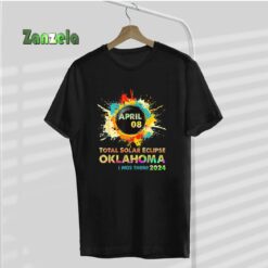 Oklahoma Eclipse 4.08.24 Colorful Total Solar Eclipse 2024 T-Shirt