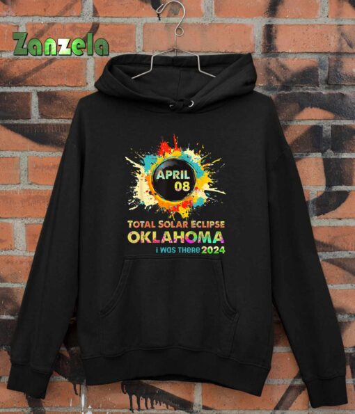 Oklahoma Eclipse 4.08.24 Colorful Total Solar Eclipse 2024 T-Shirt