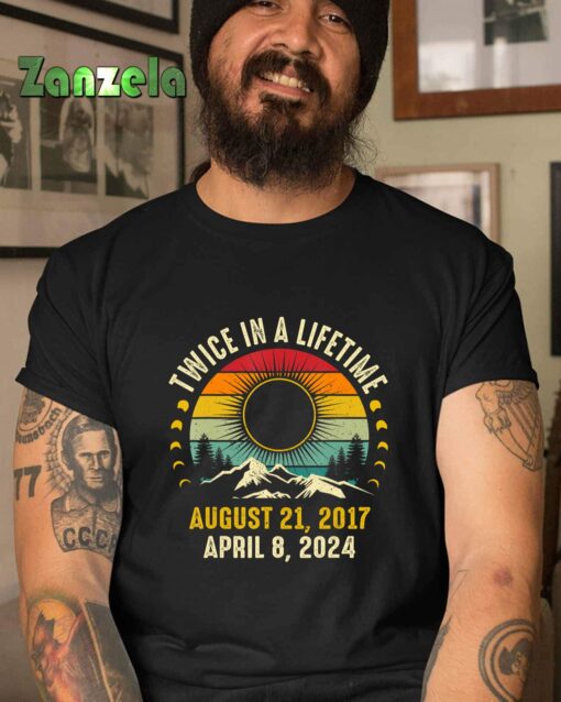 Total Solar Eclipse 2024 Men Women Kids T-Shirt