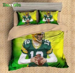 3D Aaron Rodgers Green Bay Packers Bedding Sets