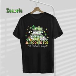 All Booked For St. Patrick’s Day Bookish Leprechaun Bookworm T-Shirt