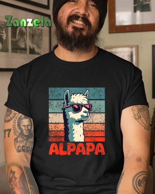 Alpapa Father’s Day Best Dad Alpaca T-Shirt
