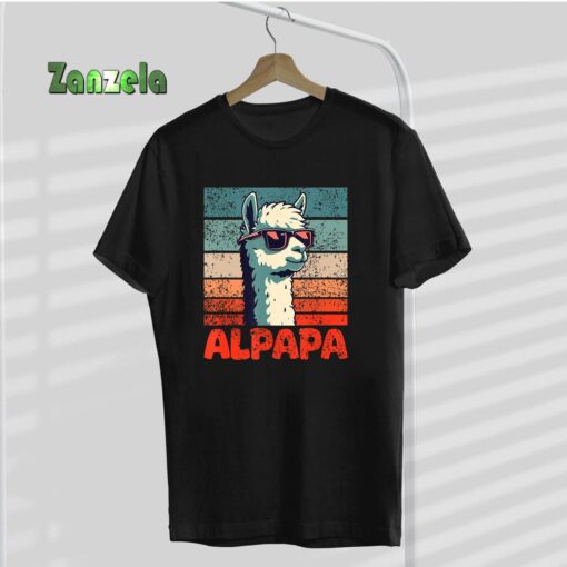 Alpapa Father’s Day Best Dad Alpaca T-Shirt