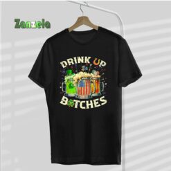 Bitches Drink Up Funny St. Patrick’s Day Beer Lover T-Shirt
