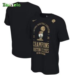 Boston Celtics 18-Time NBA Finals Champions Locker Room T-Shirt