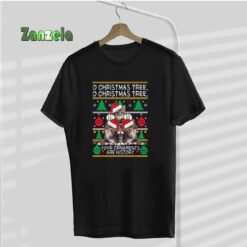 Cats Christmas Shirt Funny Ornaments Pajama Family Gift Tee T-Shirt