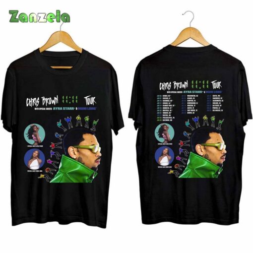 Chris Brown 11:11 Tour 2024 Fan T-Shirt