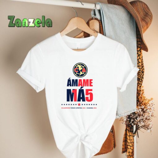 Club America Bicampeon Torneo Apertura 2023 – Clausura 2024 T-Shirt