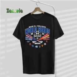 College World Series 2024 Baseball CWS 8-Team Bats T-Shirt