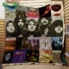 Deep Purple Skull Fabric 3D Customized Quilt Blanket