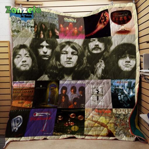 Deep Purple New Arrival 3D Quilt Blanket