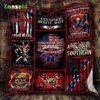 Deer Hunter American Flag Printing 3D Customized Quilt Blanket