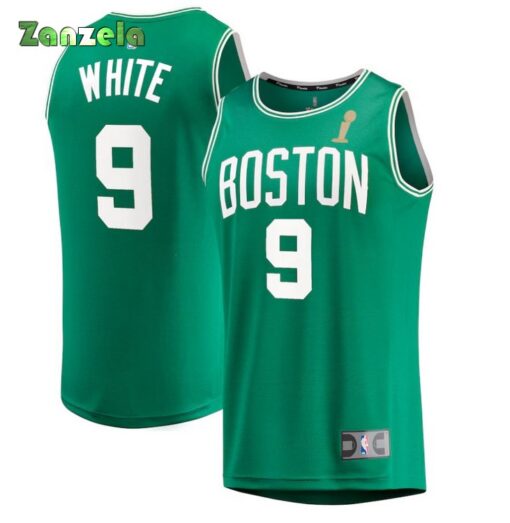 Derrick White Boston Celtics 2024 NBA Finals Champions Fast Break Replica Player Jersey