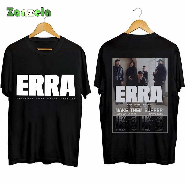 Erra Cure 2024 North American Tour Shirt Zanzela Unique POD