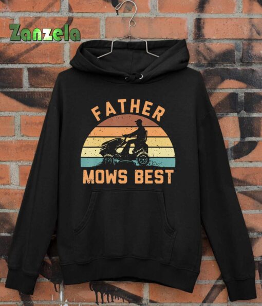 Father Mows Best Mowing Garden Vintage Father’s Day T-Shirt