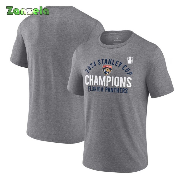 Florida Panthers 2024 Stanley Cup Champions Rush Tri-Blend T-Shirt