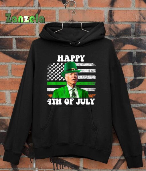 Funny Joe Biden Happy 4th Of July Confused St Patrick’s Day T-Shirt