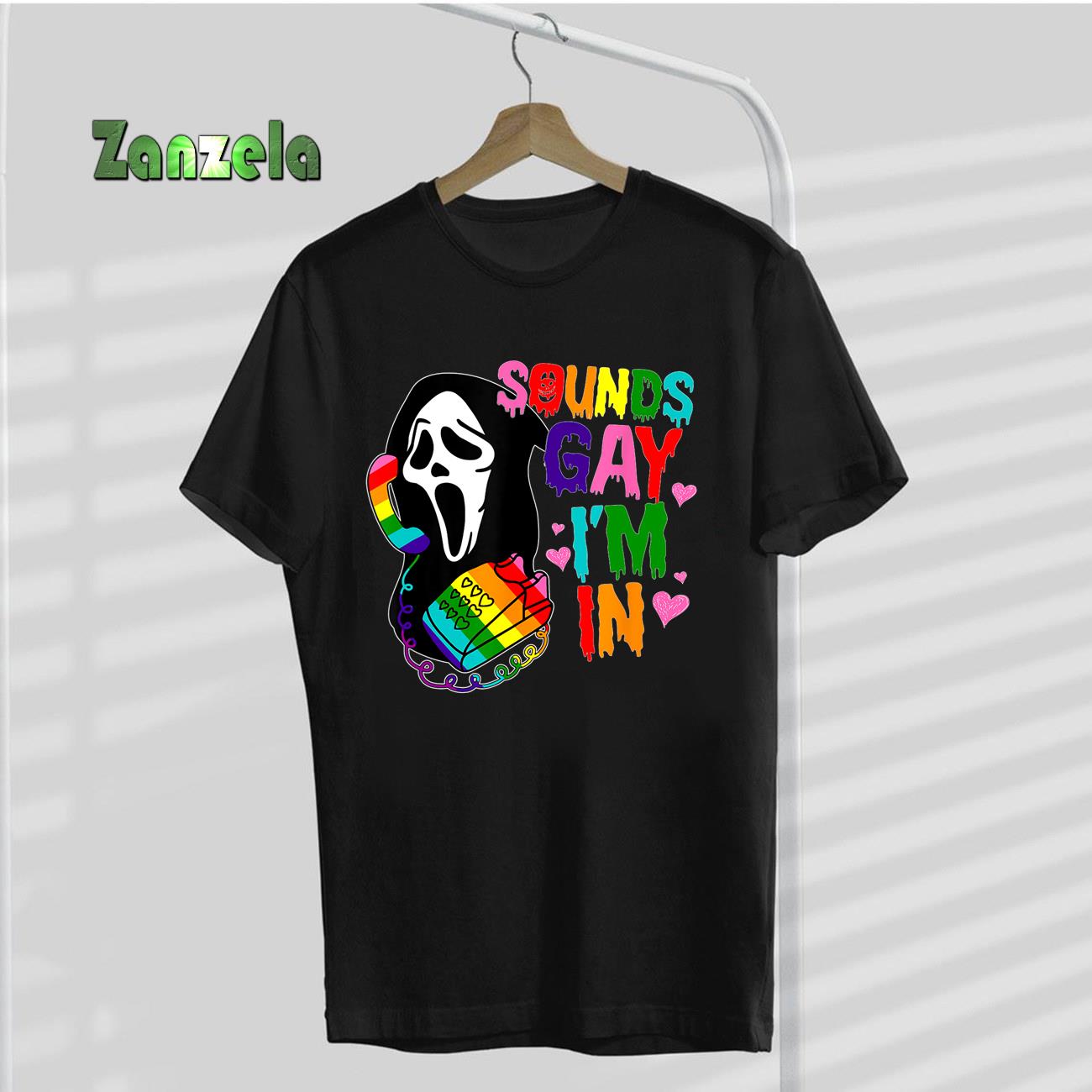 Ghost Sounds Gay I’m In LGBT Pride Month T-Shirt