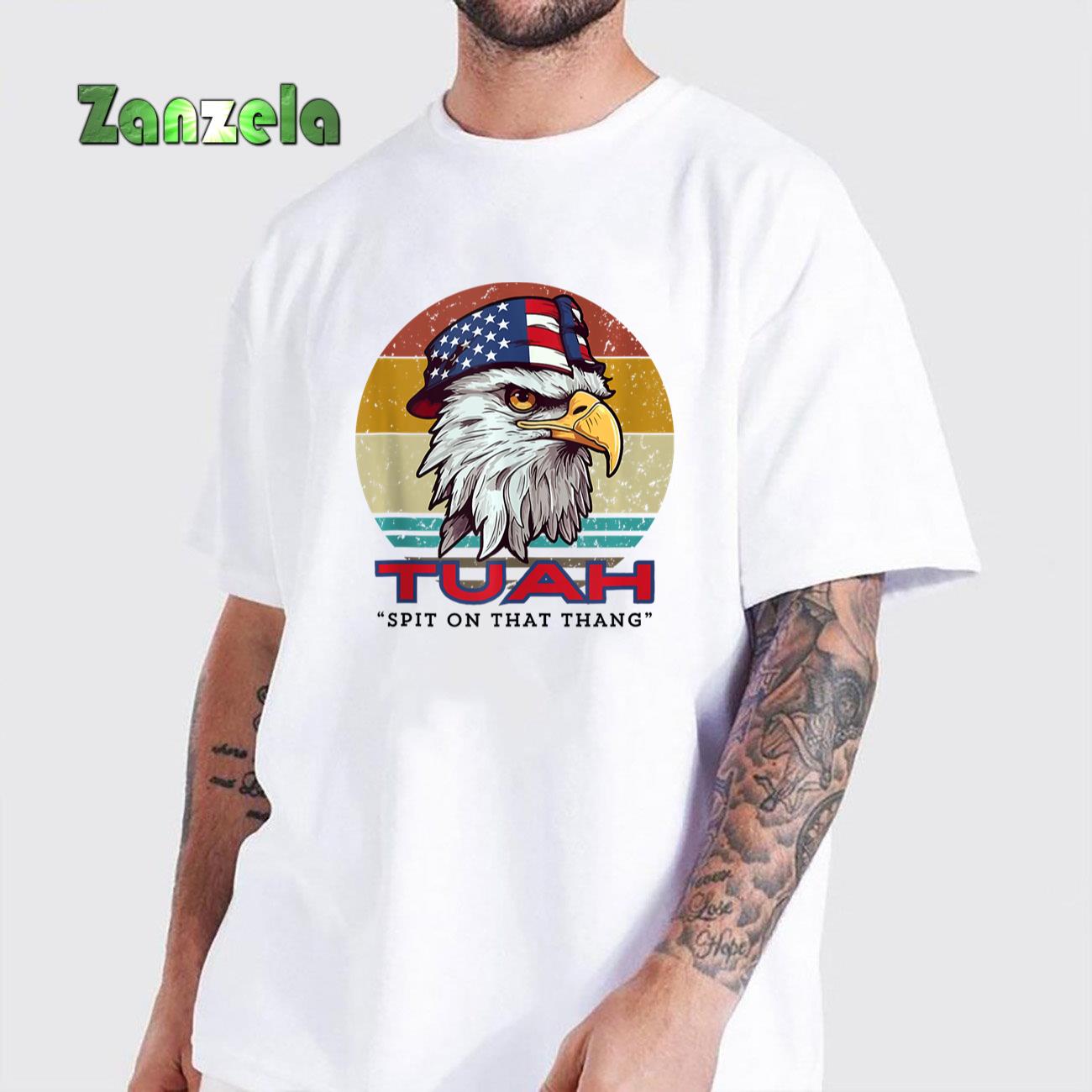 Hawk Tuah 24 Spit On That Thang Hawk Tuah 2024 Hawk Tush T-Shirt