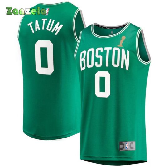 Jayson Tatum Boston Celtics 2024 NBA Finals Champions Fast Break Replica Player Jersey