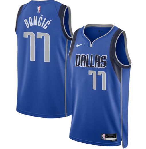 Luka Dončić Dallas Mavericks Swingman Icon Edition Blue Jersey