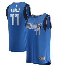 Luka Dončić Dallas Mavericks Youth Fast Break Replica Blue Icon Edition Jersey