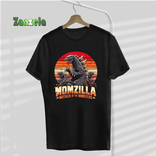 Momzilla Mother Of Monsters Retro vintage fanny Mothers day T-Shirt