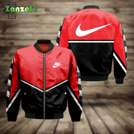 Nike Red 3D Bomber Jacket