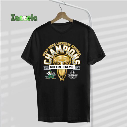 Notre Dame Fighting Irish National Champs Lacrosse 2024 T-Shirt