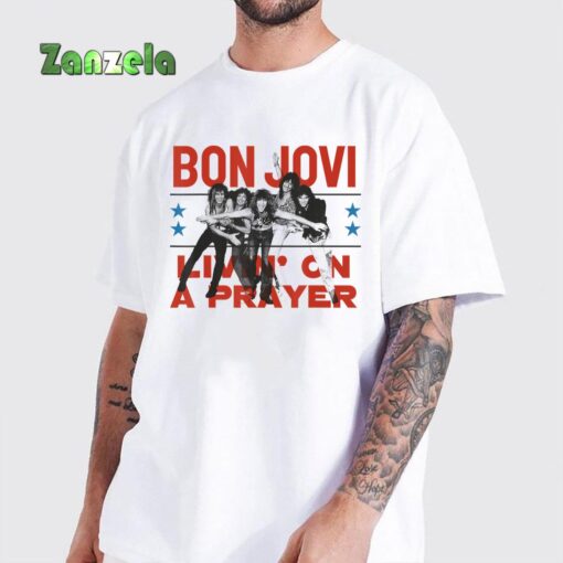 Official Bon Jovi Livin’ On A Prayer T-Shirt