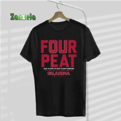 Oklahoma Softball Four-Peat Licensed Champs T-Shirt