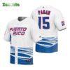 Puerto Rico Emilio Pagan Red 2023 World Baseball Classic Jersey