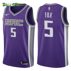 Sacramento Kings De’Aaron Fox Purple Icon Jersey