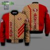 Pittsburgh Steelers Gucci Design NFL Bomber Jacket