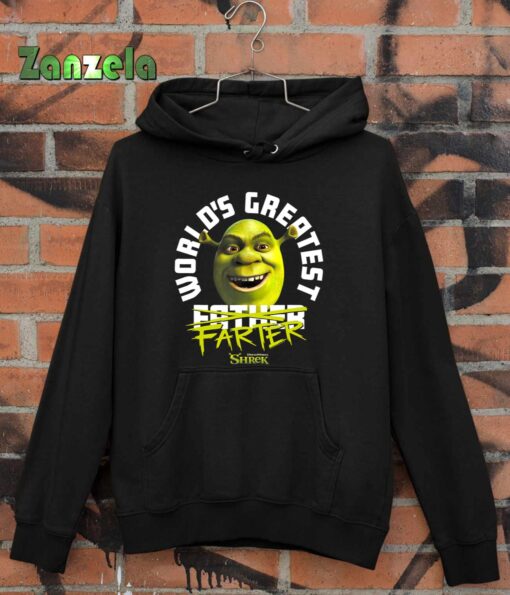 Shrek Father’s Day World’s Greatest Farter Chest Text Logo T-Shirt