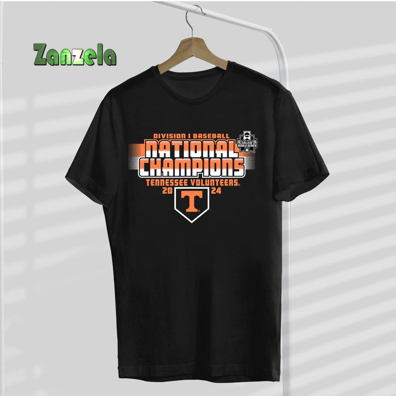 Tennessee Baseball 2024 College World Series Champions NCAA T-Shirt