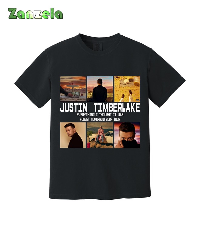 2024 Justin Timberlake Forget Tomorrow World Tour Shirt