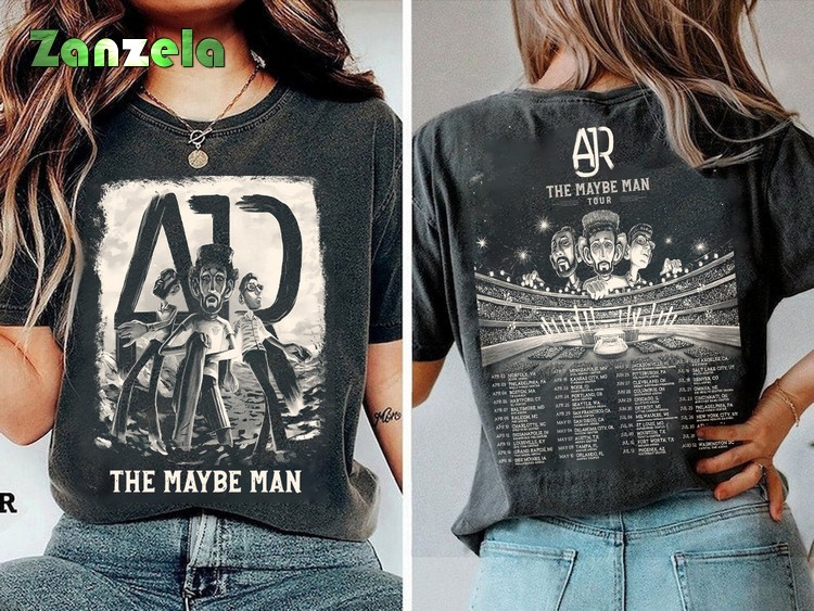 AJR The Maybe Man Tour 2024 Two-Sided Shirt