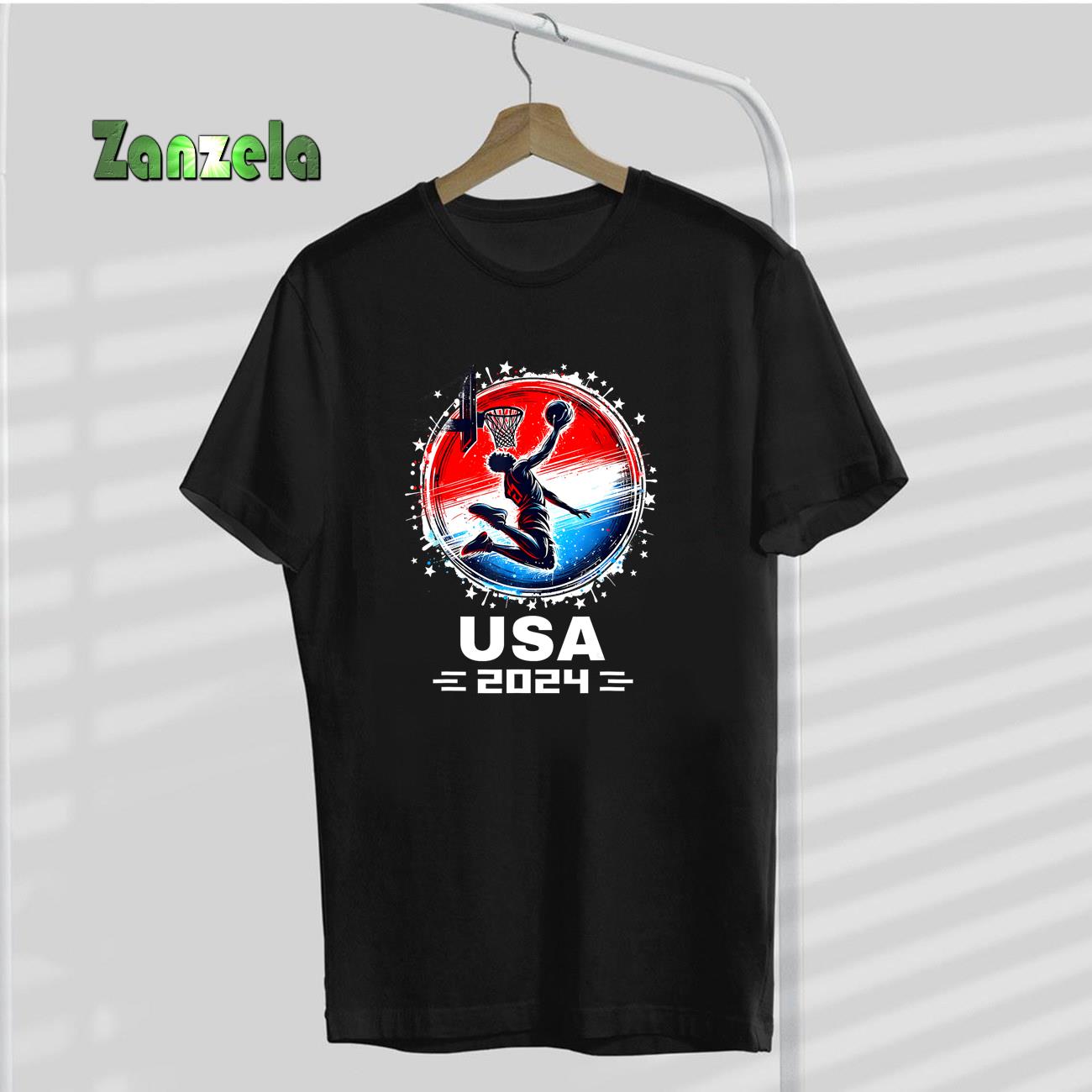 Basketball Team 2024 Basketball Apparel 2024 USA Team 2024 T-Shirt