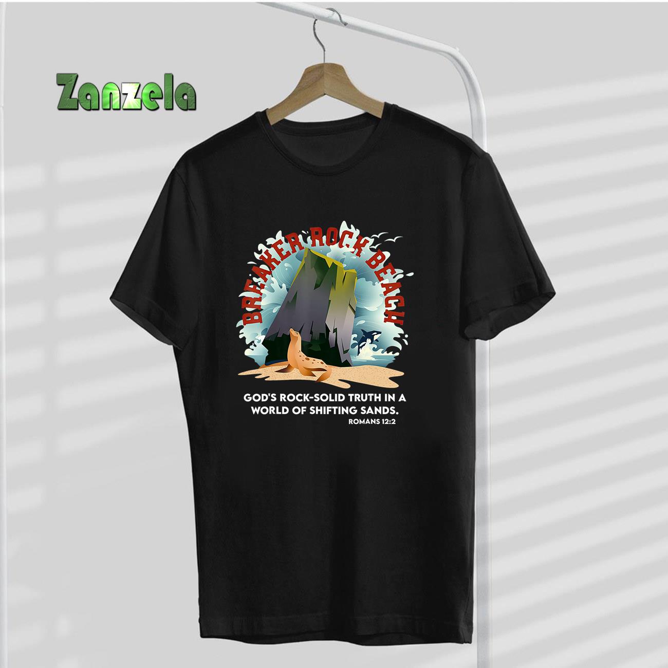 Breaker Rock Beach Gods Rock Solid Truth In A World VBS 2024 T-Shirt