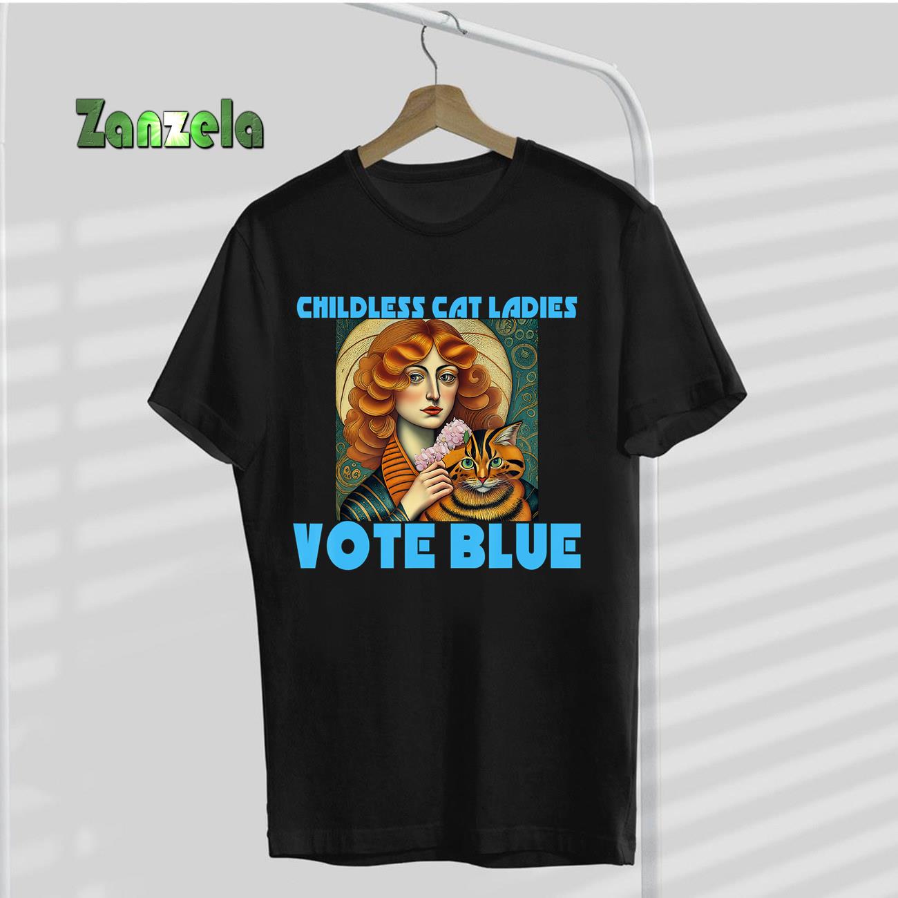 CHILDLESS CAT LADIES VOTE BLUE T-Shirt