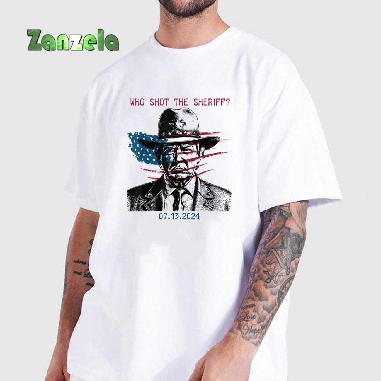 Donald Trump, They Missed, Who Shot The Sheriff T-Shirt