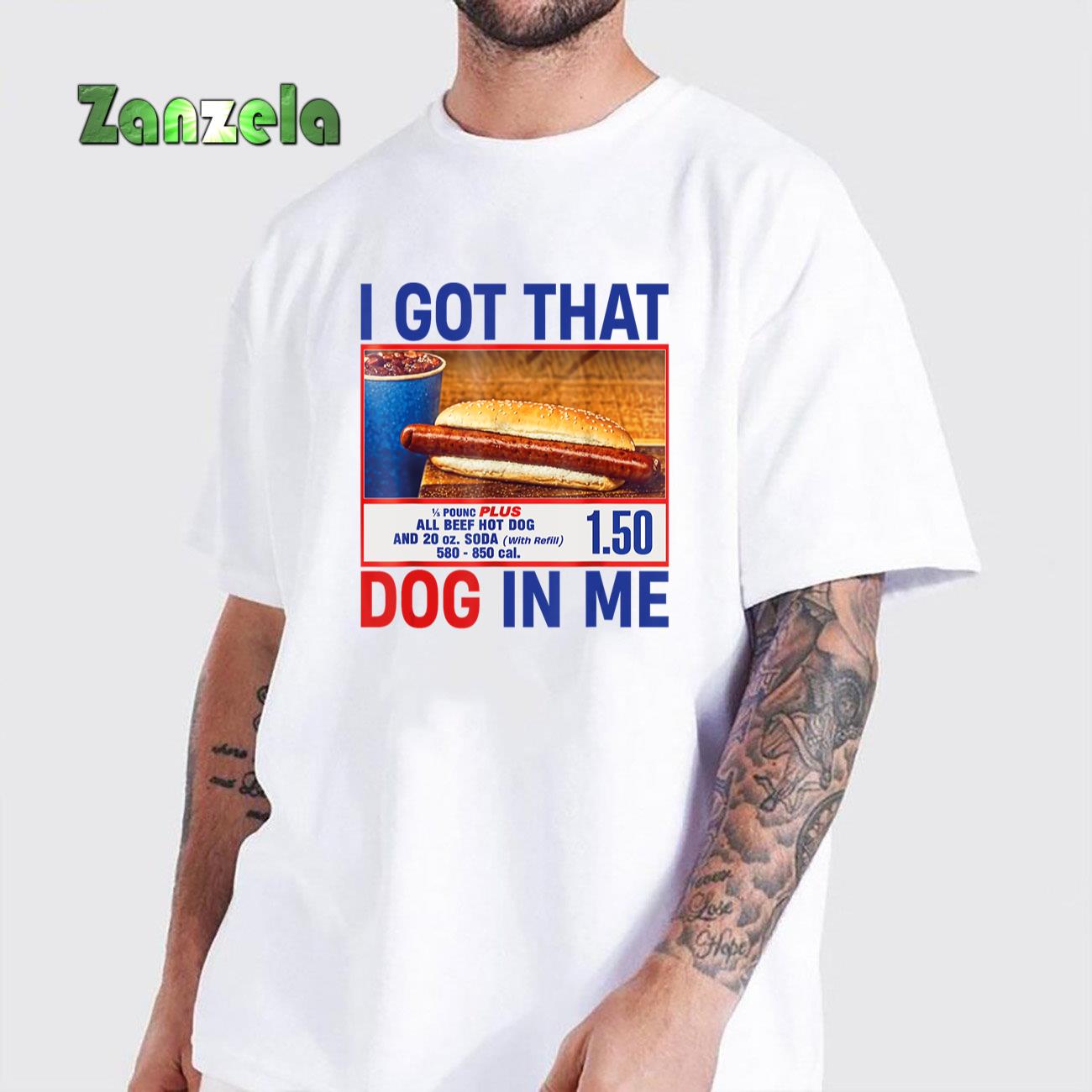 I Got That Dog In Me Funny HotDogs Combo 4th Of July Dad Mom T-Shirt