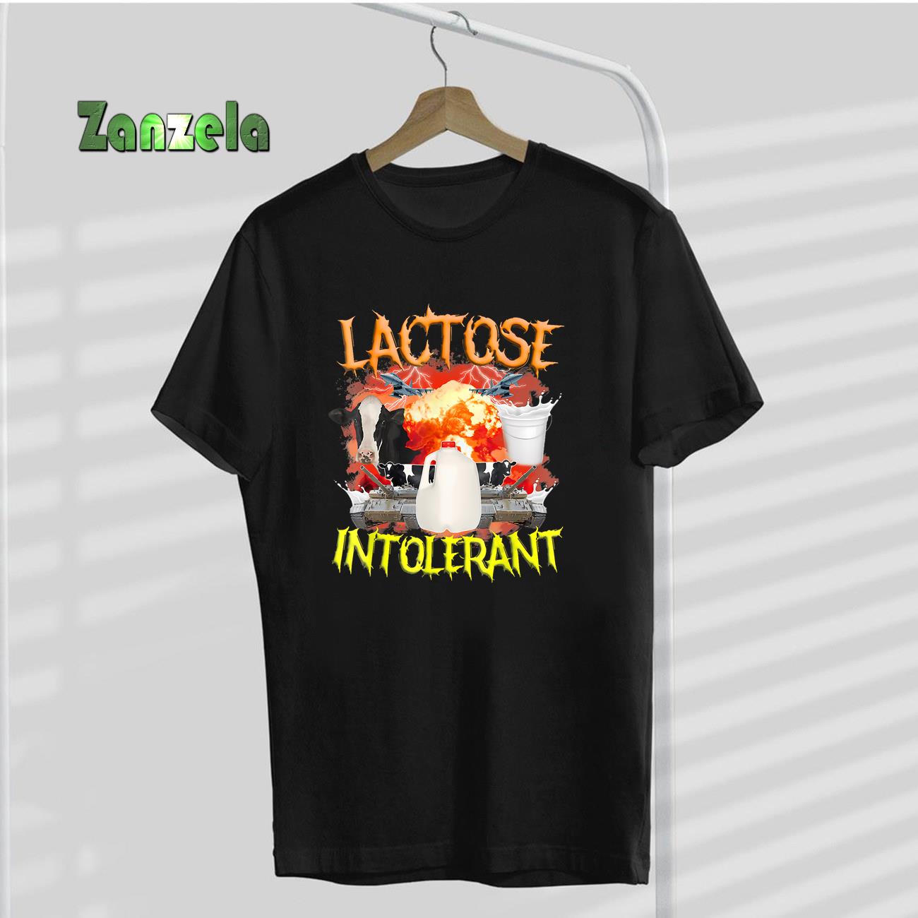 Lactose Intolerant Shirt Funny Sarcasm Oddly Specific Meme T-Shirt