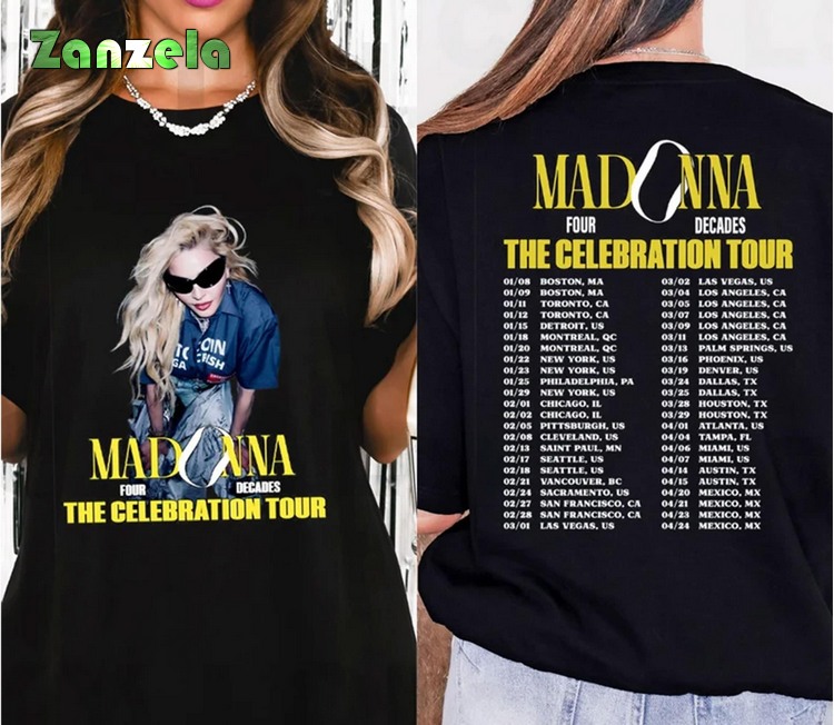 Madonna The Celebration Tour 2024 T-Shirt