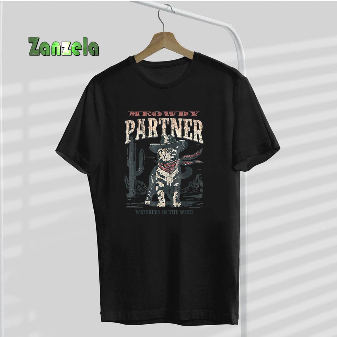 Meowdy Partner Cowboy Cat Vintage T-Shirt