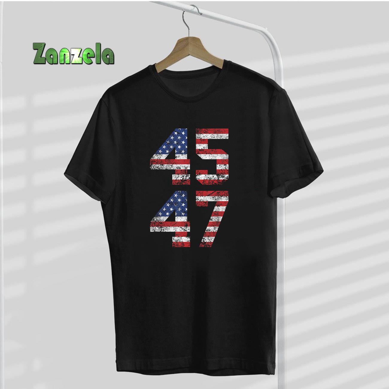 Trump 2024 Vintage T-Shirt – Classic Fit, Crew Neck, Black Adult