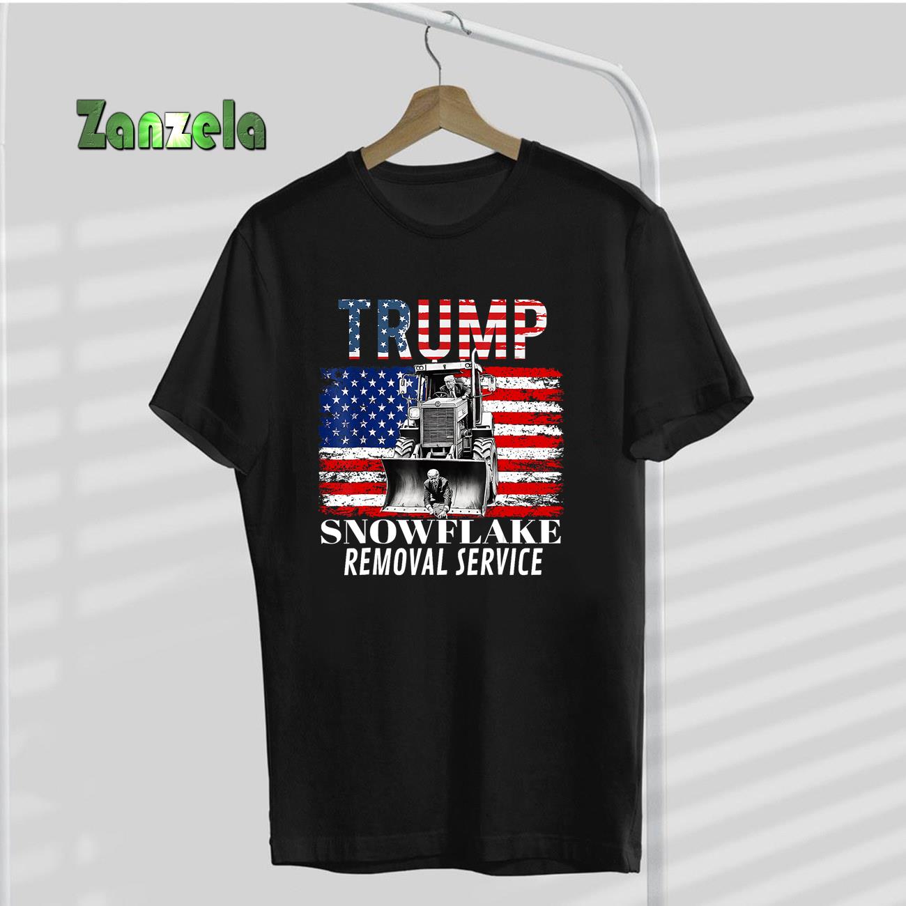 Trump Snowflake Removal Service Funny Donald Trump 2024 T-Shirt