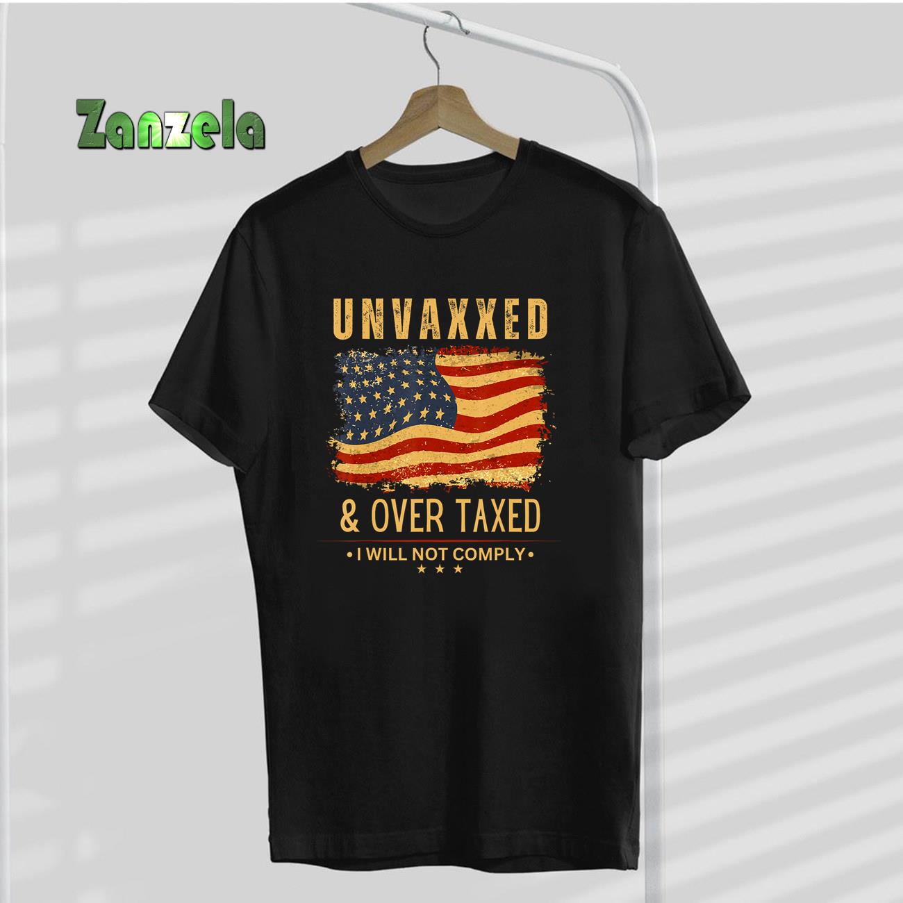 United We Stand Patriotic Gift for Men and Women USA Flag T-Shirt